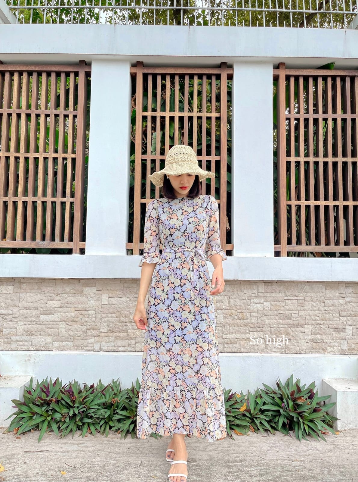 Floral Retro Dress Puunz