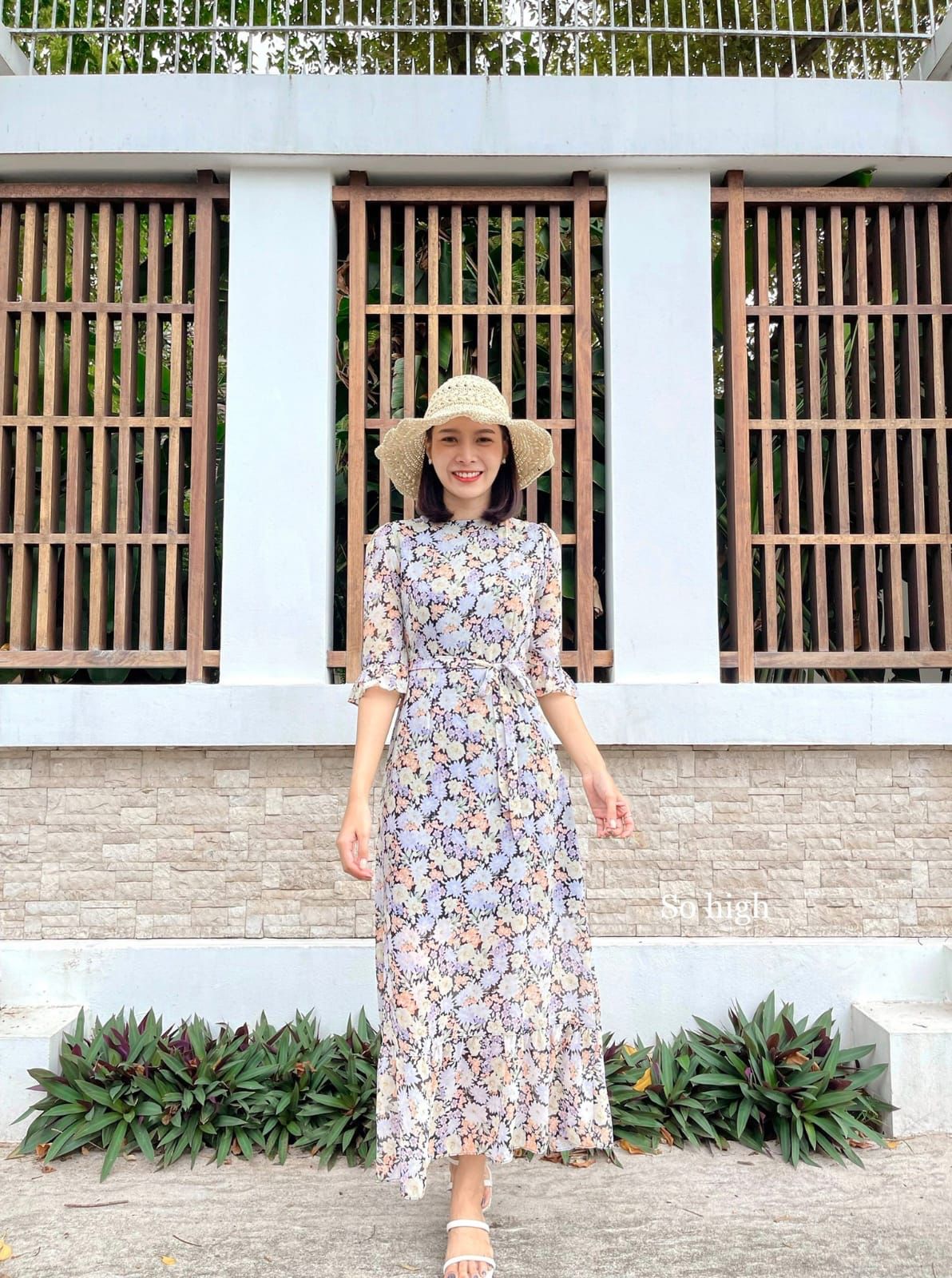 Floral Retro Dress Puunz